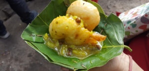 Dhuska roti is a popular dish